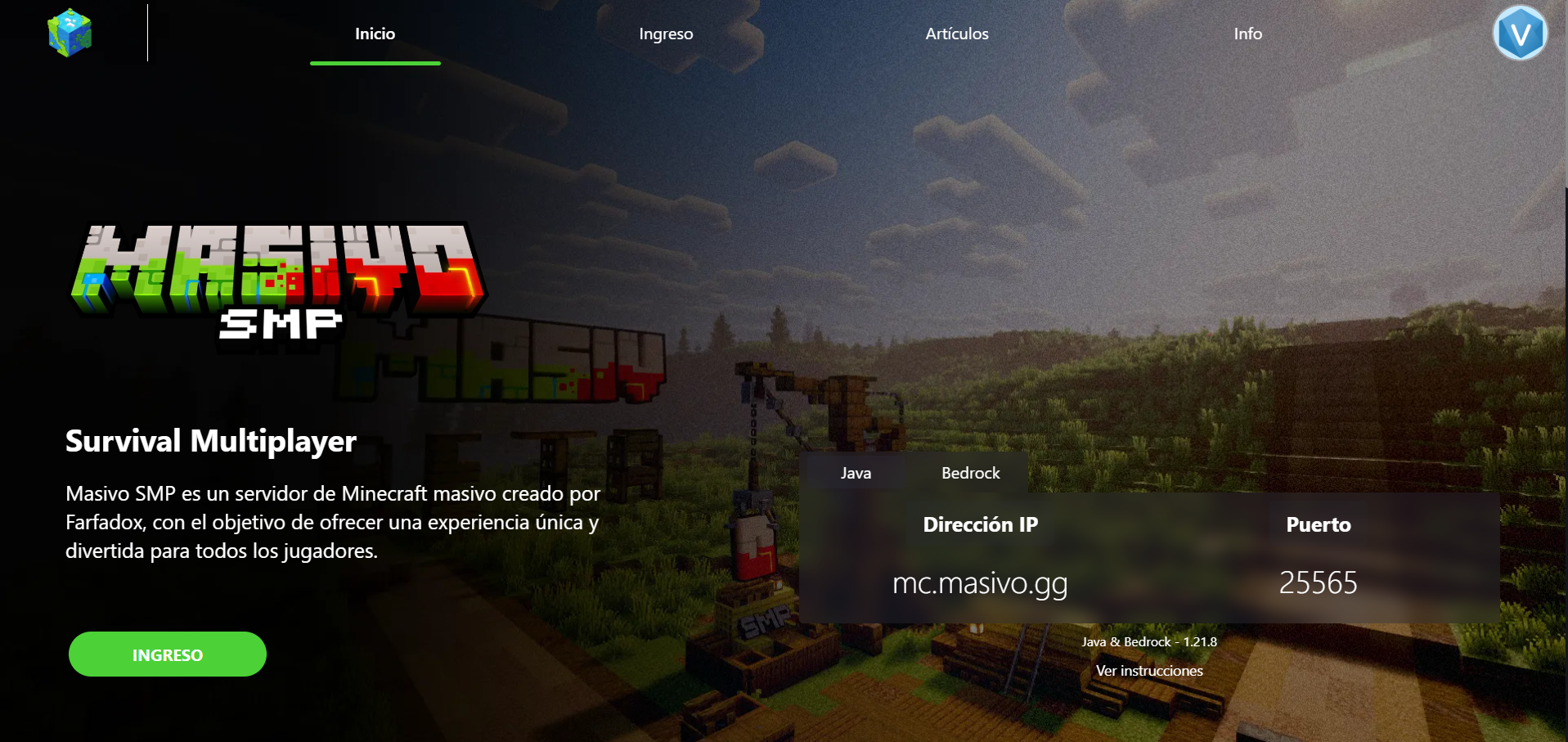 MasivoSMP banner